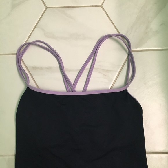 Nautica Strappy Black One Piece Swimsuit - Picture 2 of 7